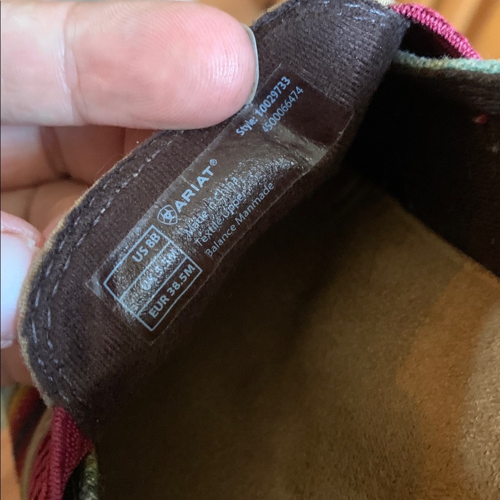 Ariat Striped Loafers Women’s Size 8 - Picture 5 of 5